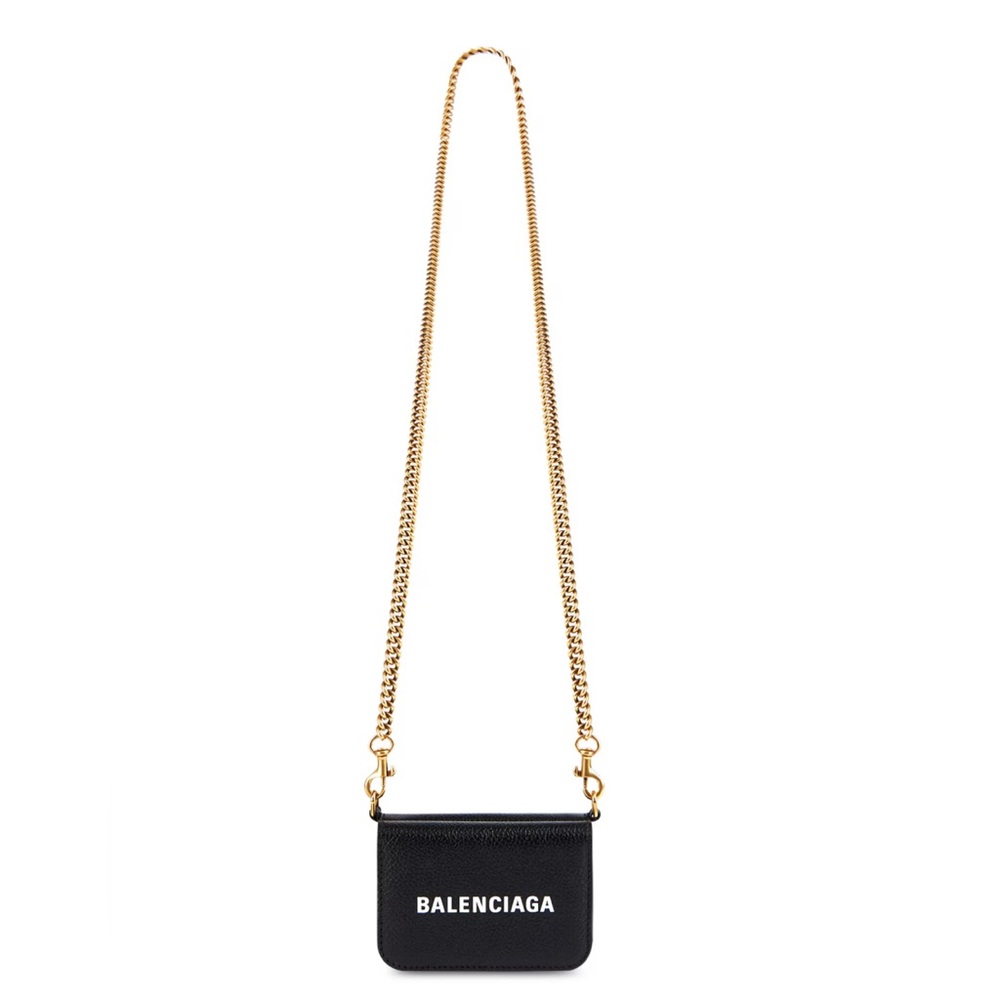 Balenciaga Cash Mini Wallet on Chain